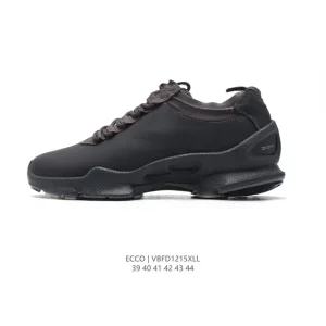ECCO Men's Outdoor Casual Sneakers Breathable Lightweight Lace-Up Shoes