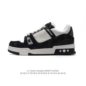 Louis Vuitton Trainer Sneaker Low Top Fashion Luxury Shoes