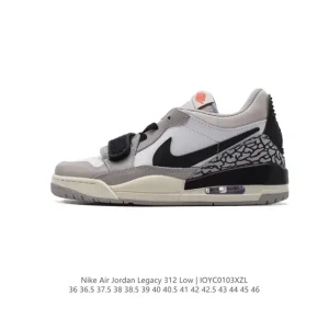 Jordan Legacy 312 Low Men's Basketball Shoes with Air Cushion
