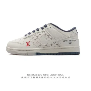 Nike Dunk Low Retro Louis Vuitton Collaboration Vintage Basketball Skateboarding Shoes