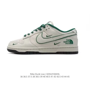 Nike Dunk Low Retro North Face Collaboration Vintage Basketball Sneakers