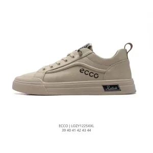ECCO Men's Low-Top Casual Platform Sneakers with Thick Sole