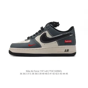 Nike Air Force 1 Low 07 White Leather Casual Sneakers for Men and Women
