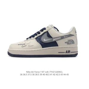 Nike Air Force 1 Low 07 White Leather Casual Sneakers for Men and Women