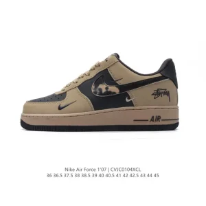 Nike Air Force 1 07 Low Leather Shoes White Casual Sneakers