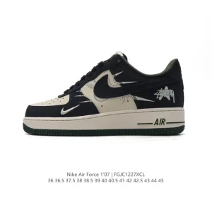 Nike Air Force 1 Low 07 Leather White Sneakers for Men and Women