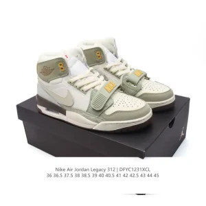 Jordan Legacy 312 High Top Basketball Shoes with Air Cushion