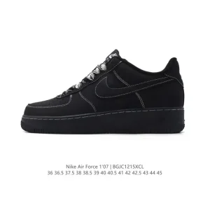 Nike Air Force 1 Low White Leather Casual Sneakers for Men and Women