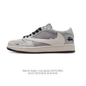 Jordan Air 1 Low OG SP Military Blue Reverse Swoosh Sneakers