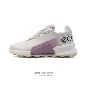 ECCO Women's Outdoor Hiking Shoes Breathable Lightweight Lace-Up Casual Sneakers