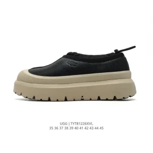 UGG Retro Low Top Sneakers with Vintage Color Block and Thick Sole