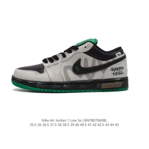 Jordan Air Low Panda DC0774-100 Black Grey Low Cut Basketball Shoes
