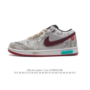 Jordan Air 1 Low Retro Basketball Shoes with Air Cushion