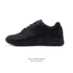 ECCO Men's Outdoor Casual Sneakers Lightweight Breathable Lace-Up Shoes