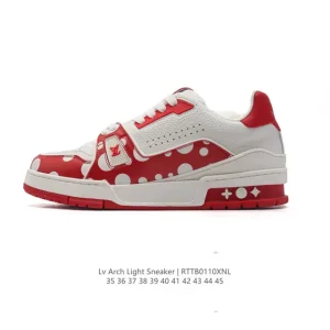 Louis Vuitton Trainer Low Thick Sole Sneakers for Men and Women