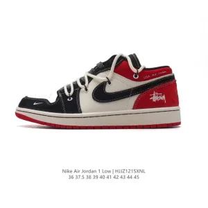 Jordan AJ1 Low Retro Basketball Shoes with Air Cushion
