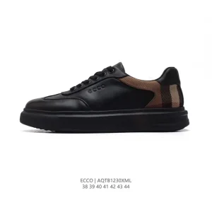 ECCO Men's Low-Top Casual Chunky Sole Sneakers for Everyday Wear