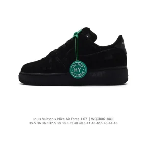 Louis Vuitton x Nike Air Force 1 '07 Low Sneaker with Honeycomb Air Unit