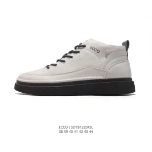 ECCO Men's Chunky Sole Casual Sneakers - Comfortable Fashion Shoes
