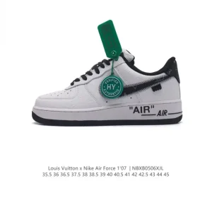 Louis Vuitton x Air Force 1 Low Sneakers with Air Cushion Sole
