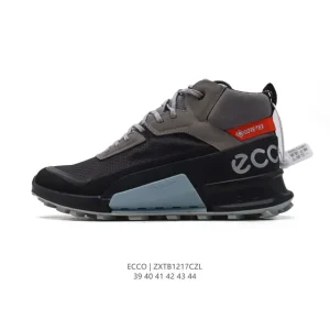ECCO Men's Outdoor Casual Sneakers Breathable Lightweight Lace-Up Shoes