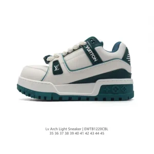 Louis Vuitton Trainer Sneaker Low Top Luxury Leather Shoes