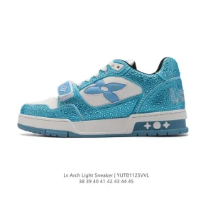 Louis Vuitton Trainer Sneaker Low White Leather Limited Edition