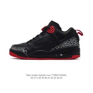 Jordan Spizike Low University Red Obsidian Blue Retro Basketball Shoe
