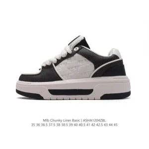 MLB Chunky Liner Basic Street Fashion Sneakers for Men and Women