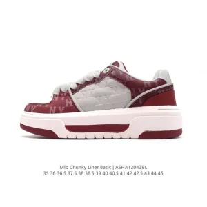 MLB Chunky Liner Basic Street Style Unisex Chunky Sole Sneakers