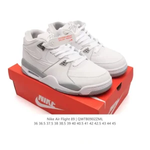 Nike Air Flight 89 Low Top Retro Basketball Shoes with Max Air Cushion