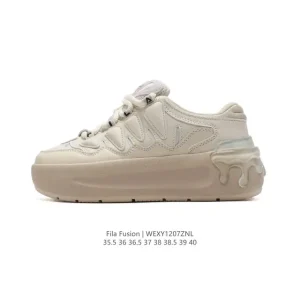 Fila Fusion Chunky Sole Women's Sneakers - White Fashion Streetwear