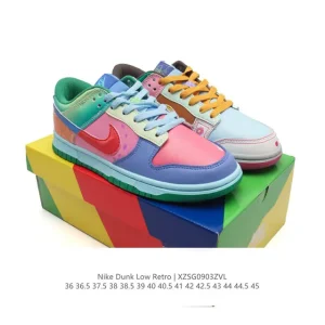 Nike SB Dunk Low Pro DV0834-908 Retro Skateboarding Shoes