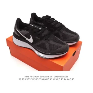 Nike Air Zoom Structure 25 Lightweight Running Shoes for Men and Women