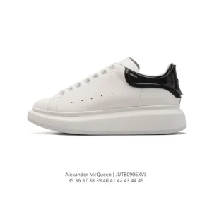 Alexander McQueen Oversized Sneaker Smooth Leather White Flash Tail