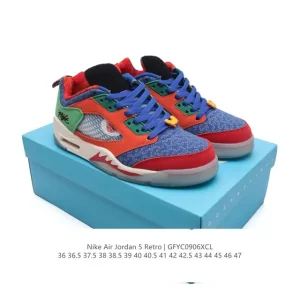 Jordan Air 5 Retro Low Team Jordan Basketball Shoes