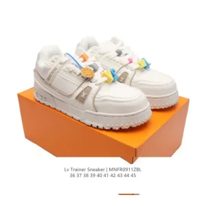 Louis Vuitton Trainer Sneaker Low Thick Sole Comfortable Fashion Shoes
