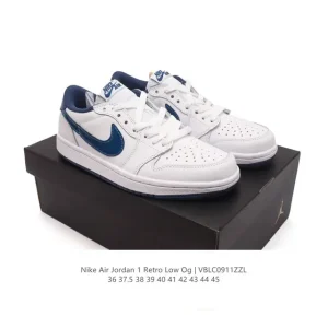 Air Jordan 1 Low OG Retro Classic Leather Basketball Shoes
