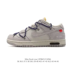 Off-White x Nike Dunk Low The 50 Deconstructed Sail