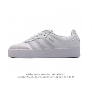 Adidas Samba Valentine Unisex Retro Leather Sneakers Vintage Style