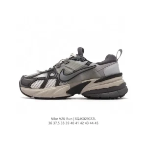 Nike V2K Run Retro Running Shoes with TPU Stability and Dual-Layer Cushioning