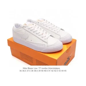 Nike Blazer Mid 77 Vintage Classic White Leather Retro Sneakers