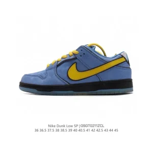 Nike SB Dunk Low Pro Vintage Leather Skateboarding Shoes for Men and Women
