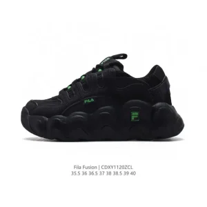 Fila Women's Cat Paw Chunky Sneakers Retro Fashion Dad Shoes