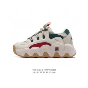 Fila Women's Cat Paw Chunky Sneakers with Breathable Mesh