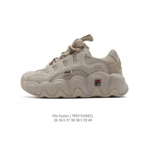FILA Women's Cat Paw Chunky Sneakers with Retro Design