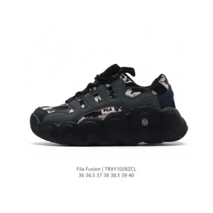 FILA Women's Cat Paw Chunky Sole Retro Lifestyle Sneakers