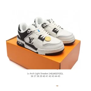 Louis Vuitton Trainer Sneaker Low Platform Fashion Shoes