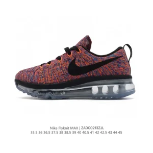 Nike Air Max Flyknit Men's Running Shoes with Full-Length Max Air Cushioning