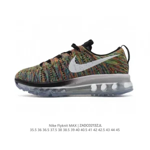 Nike Flyknit Air Max Men's Running Shoes with Full-Length Max Air Cushion